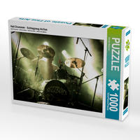 CALVENDO Puzzle Hell Drummer - Schlagzeug Action 1000 Teile Lege-Größe 64 x 48 cm Foto-Puzzle Bild von Renate Bleicher