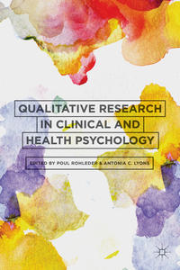 Qualitative Research in Clinical and Health Psychology