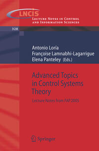 Advanced Topics in Control Systems Theory