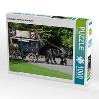 CALVENDO Puzzle Kutschfahrt durch den Schloßpark 1000 Teile Lege-Größe 64 x 48 cm Foto-Puzzle Bild von Sigrid Starick