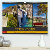 Tessin - Ticino (Premium, hochwertiger DIN A2 Wandkalender 2023, Kunstdruck in Hochglanz)