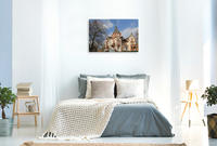 Premium Textil-Leinwand 900 x 600 cm Quer-Format Villa Justitia | Wandbild, HD-Bild auf Keilrahmen, Fertigbild auf hochwertigem Vlies, Leinwanddruck von N N