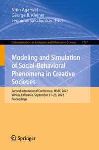 Modeling and Simulation of Social-Behavioral Phenomena in Creative Societies