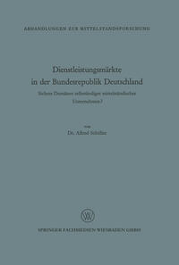 Dienstleistungsmärkte in der Bundesrepublik Deutschland