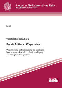 Rechte Dritter an Körperteilen