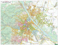 Wien, Wandplan 1:15.000, Markiertafel, freytag & berndt