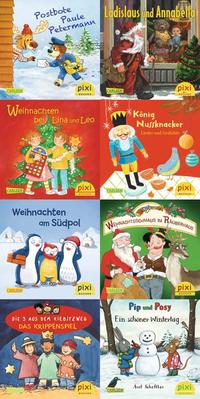 Pixi-Weihnachts-8er-Set 34: ABC, Pixi lief im Schnee (8x1 Exemplar)