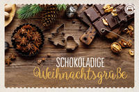 Schokoladige Weihnachtsgrüße