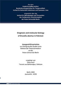 Diagnosis and molecular biology of Brucella abortus in Pakistan