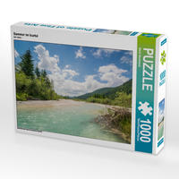 CALVENDO Puzzle Sommer im Isartal 1000 Teile Lege-Größe 64 x 48 cm Foto-Puzzle Bild von Martin Wasilewski