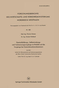 Gemischbildungs-, Selbstzündungs- und Verbrennungsvorgänge im Hinblick auf die Vorgänge bei Gasturbinenbrennkammern