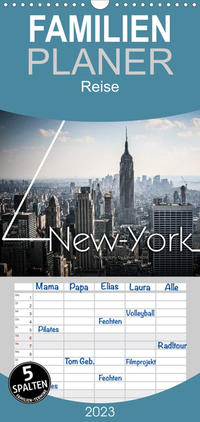 Familienplaner New York Shoots (Wandkalender 2023 , 21 cm x 45 cm, hoch)