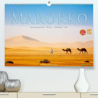 Marokko: Marrakesch, Atlas, Sahara, Fès (Premium, hochwertiger DIN A2 Wandkalender 2023, Kunstdruck in Hochglanz)