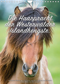 Die Haarpracht der Islandhengste. (Wandkalender 2022 DIN A4 hoch)