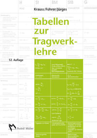 Tabellen zur Tragwerklehre, 12. Auflage