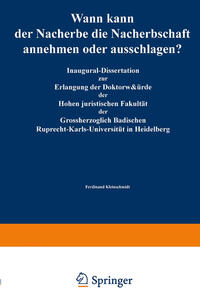 Wann kann der Nacherbe die Nacherbschaft annehmen oder ausschlagen?