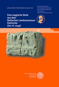 Eine magische Stele aus dem Badischen Landesmuseum Karlsruhe (Inv. H 1049)