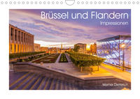 Brüssel und Flandern Impressionen (Wandkalender 2022 DIN A4 quer)