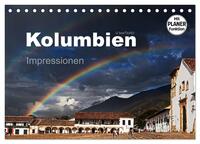 Kolumbien Impressionen (Tischkalender 2025 DIN A5 quer), CALVENDO Monatskalender