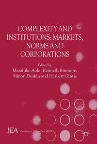 Complexity and Institutions: Markets, Norms and Corporations