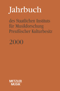 Jahrbuch des Staatlichen Instituts für Musikforschung (SIM) Preußischer Kulturbesitz