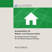 CertiFORM Formulare für die Mietvertragsvermittlung