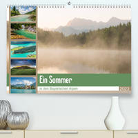 Ein Sommer in den Bayerischen Alpen (Premium, hochwertiger DIN A2 Wandkalender 2023, Kunstdruck in Hochglanz)