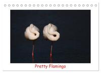 Pretty Flamingo (Tischkalender 2025 DIN A5 quer), CALVENDO Monatskalender