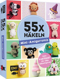 55 x häkeln – Mini-Amigurumis: Dein Kartenset von Wellensittich bis Wichtel