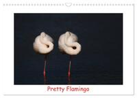 Pretty Flamingo (Wandkalender 2025 DIN A3 quer), CALVENDO Monatskalender