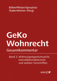 GeKo Wohnrecht Gesamtkommentar Band 2