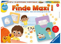 Ravensburger 24737 - Finde Maxi! - Lernspiel für Kinder ab 2,5 Jahren, Spielend Erstes Lernen für 1-2 Spieler