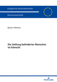 Die Stellung behinderter Menschen im Erbrecht