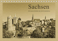 Sachsen (Tischkalender 2021 DIN A5 quer)