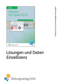 Arbeiten mit Excel 2010