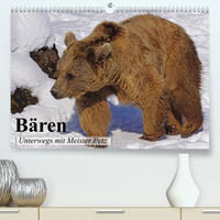 Bären. Unterwegs mit Meister Petz (Premium, hochwertiger DIN A2 Wandkalender 2023, Kunstdruck in Hochglanz)