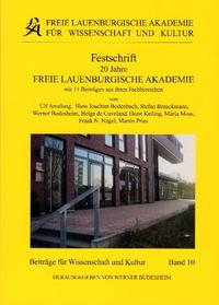 Festschrift 20 Jahre Freie lauenburgische Akademie