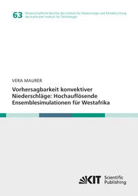 Vorhersagbarkeit konvektiver Niederschläge: Hochauflösende Ensemblesimulationen für Westafrika