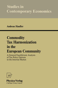 Commodity Tax Harmonization in the European Community