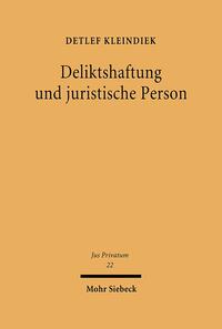 Deliktshaftung und juristische Person