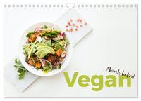 Vegan - Mmmh lecker! (Wandkalender 2025 DIN A4 quer), CALVENDO Monatskalender