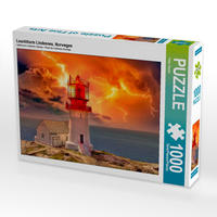 CALVENDO Puzzle Leuchtturm Lindesnes, Norwegen 1000 Teile Lege-Größe 64 x 48 cm Foto-Puzzle Bild von Peter Roder