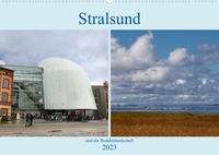 Stralsund und die Boddenlandschaft (Wandkalender 2023 DIN A2 quer)