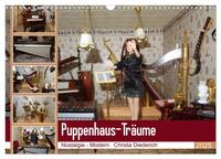 Puppenhaus-Träume (Wandkalender 2025 DIN A3 quer), CALVENDO Monatskalender