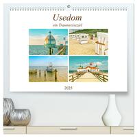 Usedom - ein Traumreiseziel (hochwertiger Premium Wandkalender 2025 DIN A2 quer), Kunstdruck in Hochglanz