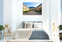 Premium Textil-Leinwand 1200 x 800 cm Quer-Format Stadtschloss Fulda | Wandbild, HD-Bild auf Keilrahmen, Fertigbild auf hochwertigem Vlies, Leinwanddruck von Dirk Meutzner