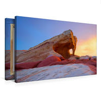 Premium Textil-Leinwand 750 x 500 cm Quer-Format Valley of fire, Nevada, USA | Wandbild, HD-Bild auf Keilrahmen, Fertigbild auf hochwertigem Vlies, Leinwanddruck von Jeanny Müller