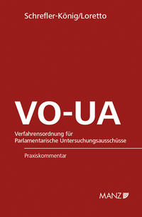 Verfahrensordnung für Parlamentarische Untersuchungsausschüsse VO-UA