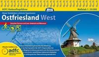 ADFC-Radausflugsführer Ostfriesland West 1:50.000 praktische Spiralbindung, reiß- und wetterfest, GPS-Tracks Download