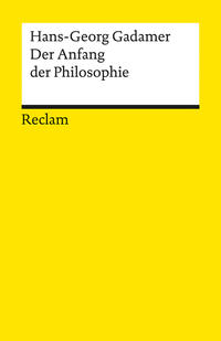 Der Anfang der Philosophie